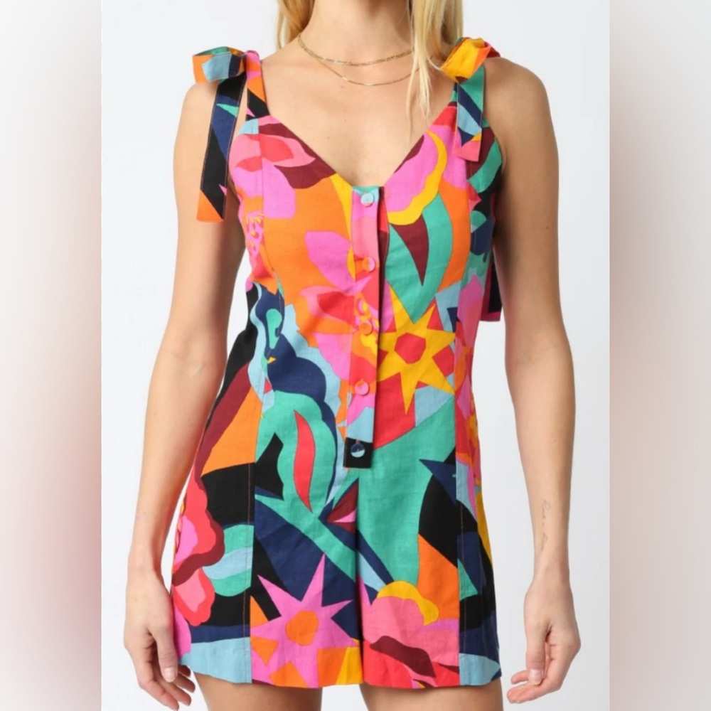 Covetique Clothing
Sadie Tie Shoulder Print
Romper